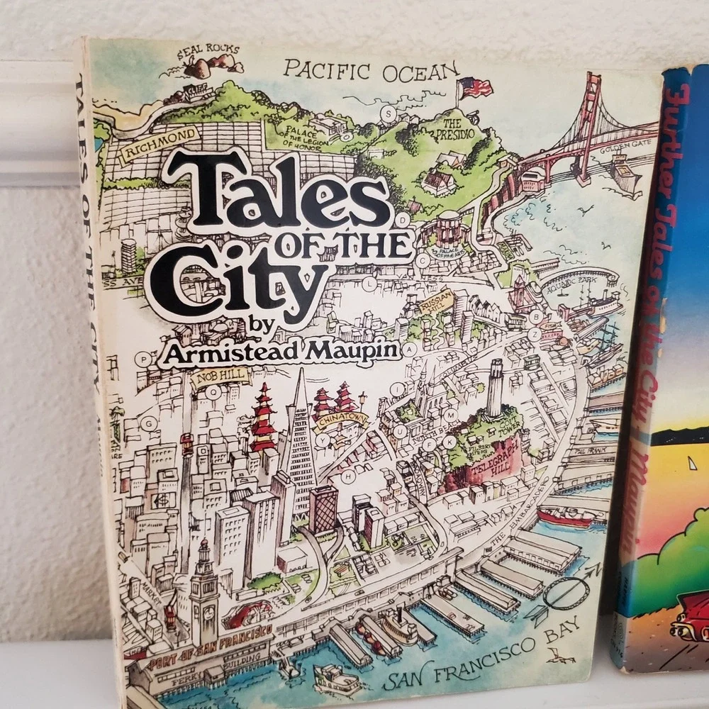 Armistead Maupin Tales of the City 4 Book Lot Vintage Paperbacks Harper Colophon